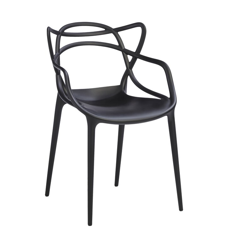 Black discount kartell chair